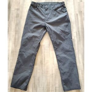 Denali Mens Pants 36x30 Gray Chino Nylon Hiking Outdoor Stretch Tactical